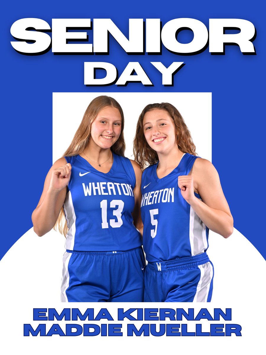 Senior day tomorrow at 1pm for Maddie &amp; her teammate Emma!
