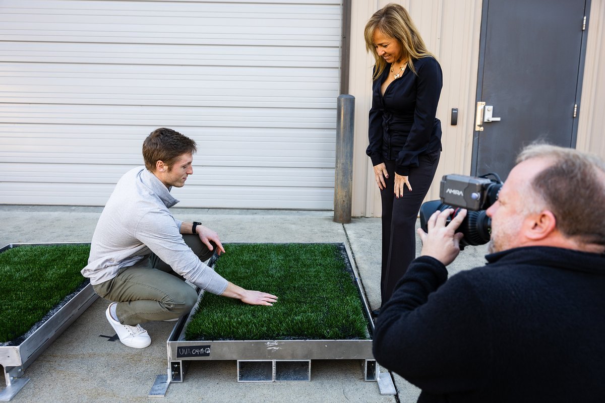 UVAMAE (@uvamae) on Twitter photo Senior writer and injury analyst Stephania Bell <a href="/Stephania_ESPN/">Stephania Bell</a> visited <a href="/uvacab/">UVA Center for Applied Biomechanics</a> to learn how turf is designed and tested. She's interested in finding out more about its impact on player performance during games. Senior writer and injury analyst Stephania Bell <a href="/Stephania_ESPN/">Stephania Bell</a> visited <a href="/uvacab/">UVA Center for Applied Biomechanics</a> to learn how turf is designed and tested. She's interested in finding out more about its impact on player performance during games.