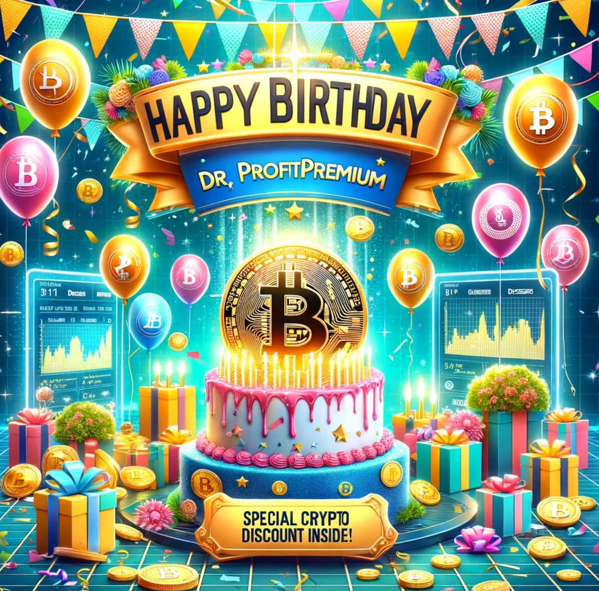 DrProfitCrypto's tweet photo. HAPPY BIRTHDAY PREMIUM DISCOUNT

Premium celebrates its 4th anniversary, since then we have more than 8800 members and are by far the biggest and most popular paid group that exists, also the most profitable one with the best reviews!

Join: https://t.co/tPUIwfoBxA