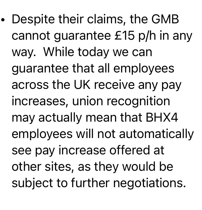 Hey @AmazonUK Why are your managers in Coventry telling workers union recognition means lower pay when the research says the opposite? Are you getting a bit twitchy ‘cause so many workers are ignoring your union busting and joining @GMB_union? tuc.org.uk/sites/default/…