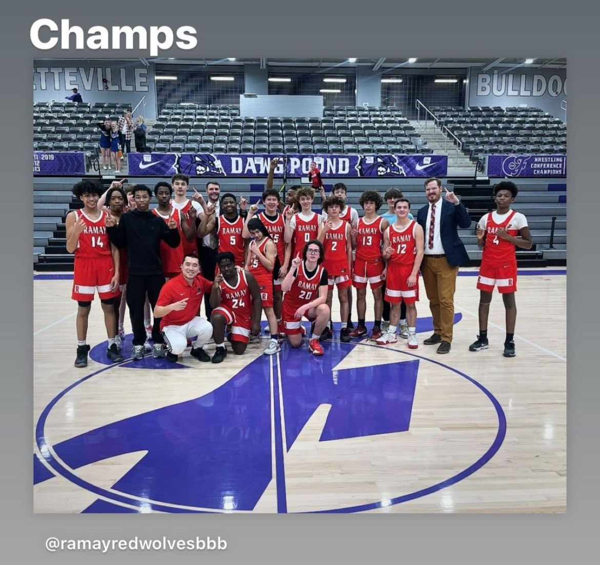 RamayRedWolveFB's tweet image. How’s Ramay this year….  Oh,
Just doing what we do!!!! #ramayfast #buildingpurpledawgsBB