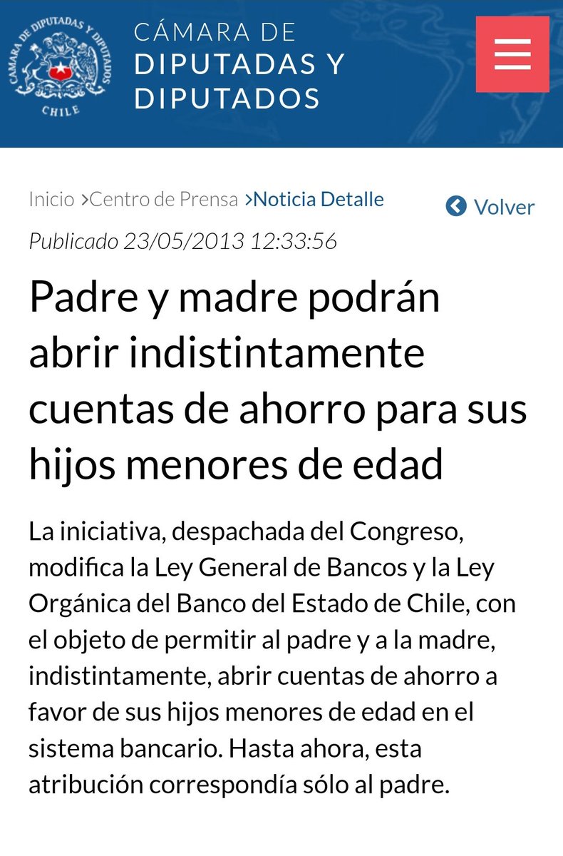 yitamaraboli's tweet photo. @BancoEstado Hoy intenté abrir una cuenta de ahorro para mi hijo y no pude ya q según el banco sólo puede hacerlo el Padre, es lo más absurdo q jamás he oido. Que pasó con la iniciativa de la @Camara_cl del 2013? https://t.co/lATQz8jeWX