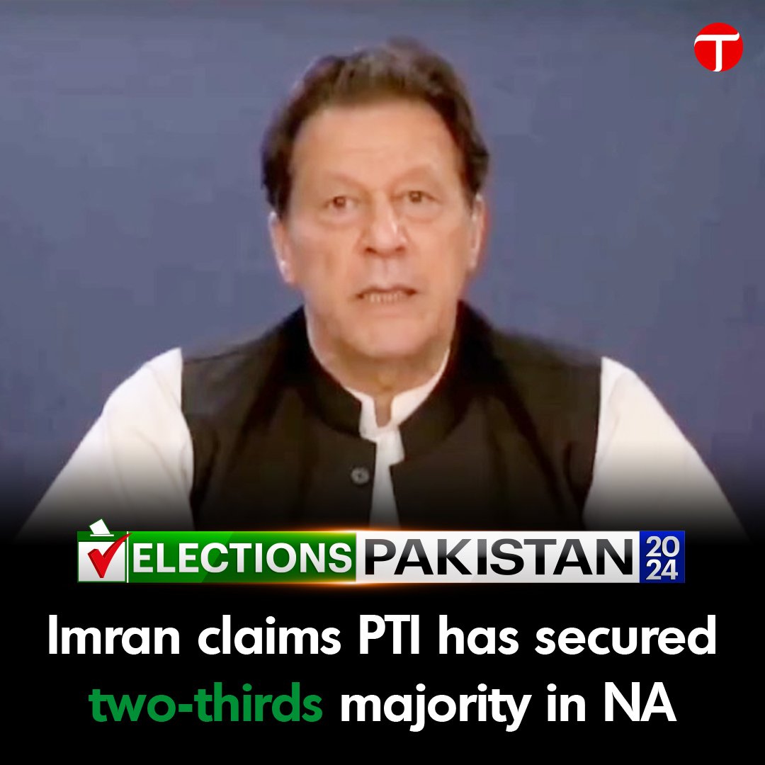 PTI founder says party has won 179 out of 265 NA seats as per Form-45

For more: tribune.com.pk/live-blog/37
#etribune #news #latest