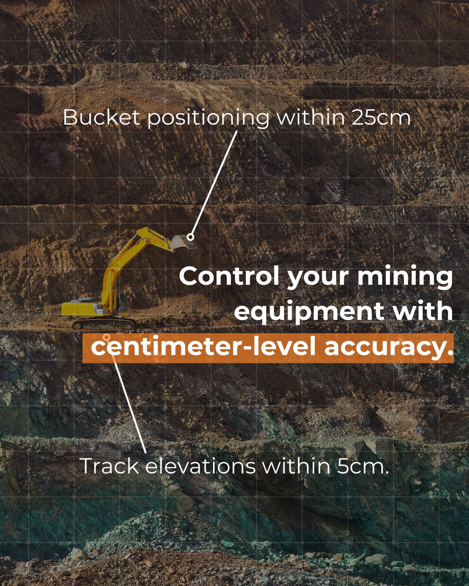 Wencomine's tweet image. Control your #mining equipment with centimetre-level accuracy so you can use them to their fullest.
Powered by high-precision GNSS, Wenco&apos;s #MachineGuidance systems ensure they are on target every time!
#wenco #miningtechnology #futureofmining