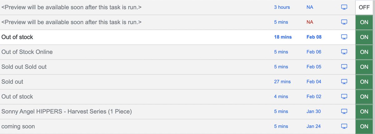 I monitor 30+ OOS leads everyday.. and am notified instantly when they restock.

RT + comment "monitor" and I'll show you how you can mimic this for free 🔔 (must be following)