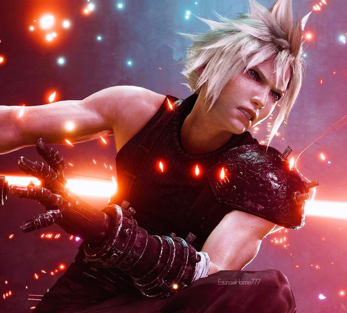 Hanne777's tweet photo. Cloud #FinalFantasyPhotoFriday https://t.co/U0Ima30JM7