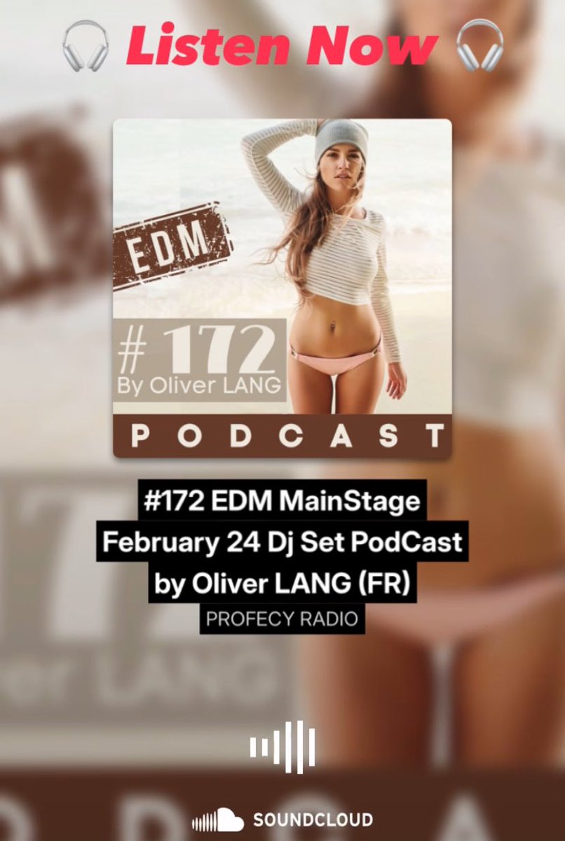 ProfecyR's tweet image. #172 EDM MainStage February 24 Dj Set PodCast by Oliver LANG (FR) par PROFECY RADIO sur #SoundCloud
on.soundcloud.com/CoyrM4taxujAax…
