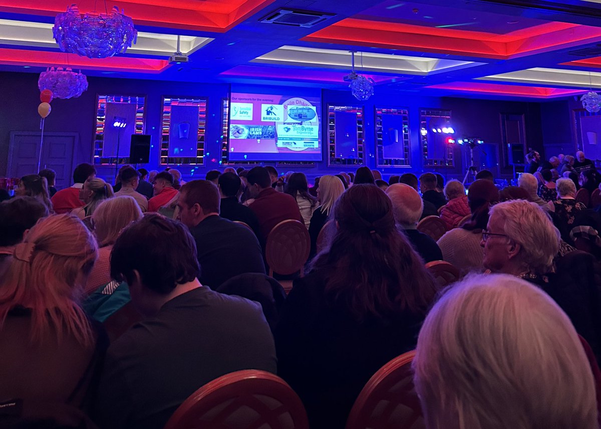 Huge crowds here in the Riverside Park Hotel for Davidstown Courtnacuddy GAA Clubs Strictly Come Dancing. Best wishes to all the dancers!