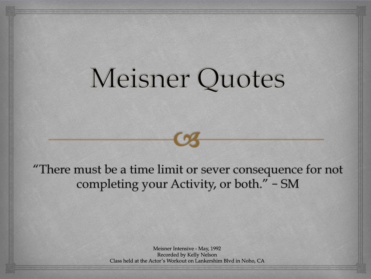MeisnerActor's tweet photo. #Actor #Meisner #IndependentActivities https://t.co/06QpflFuxU