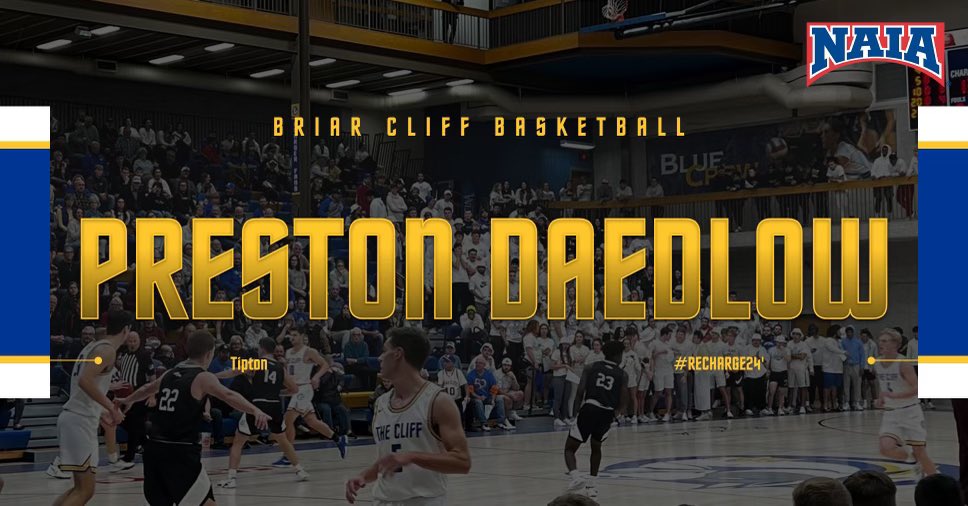 PrestonDaedlow's tweet photo. After a great visit and talk with Coach Svagera and @bforbes5 I’m blessed to have received an offer to continue my academic and athletic career at Briar Cliff University! @briarcliffhoops https://t.co/BWkjNGrAX6