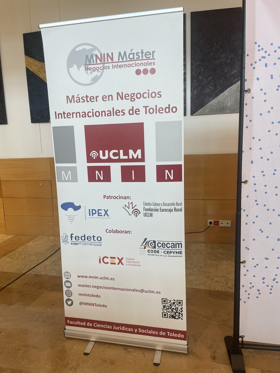 Hoy los alumnos del <a href="/MNINToledo/">MNIN Toledo UCLM</a> se han sumado al foro #ExportaCLM2024 en la facultad de Ciudad Real de <a href="/uclm_es/">Universidad de Castilla-La Mancha</a>, organizado por <a href="/Ipex_clm/">Ipex</a> <a href="/gobjccm/">Gobierno de Castilla-La Mancha</a>.

Han podido conocer mejor algunas de las oportunidades para empresas y jóvenes en el proceso de internacionalización👏🏻 <a href="/Catedra_CYDR/">Cátedra Fundación Eurocaja Rural-UCLM</a>