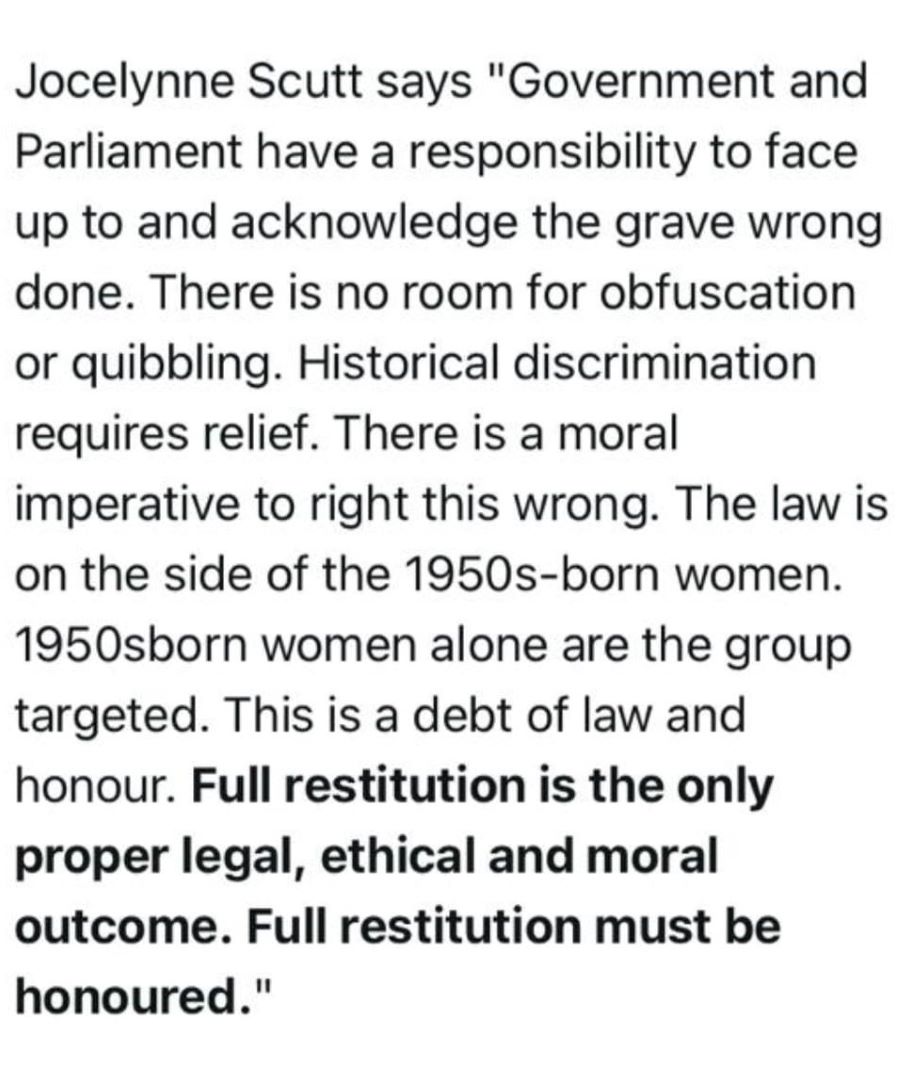terryelaineh1's tweet photo. @ThatsTVScotland @AlanBrownSNP @WASPI_Campaign #50sWomen have long been saying Govt does not understand #Equalities Law. After all, they have breached both International &amp; Domestic law in the raising of #StatePension age by 6 yrs #DirectDiscrimination proven

https://t.co/IJu0CN4zzJ https://t.co/IHBecZqyOZ