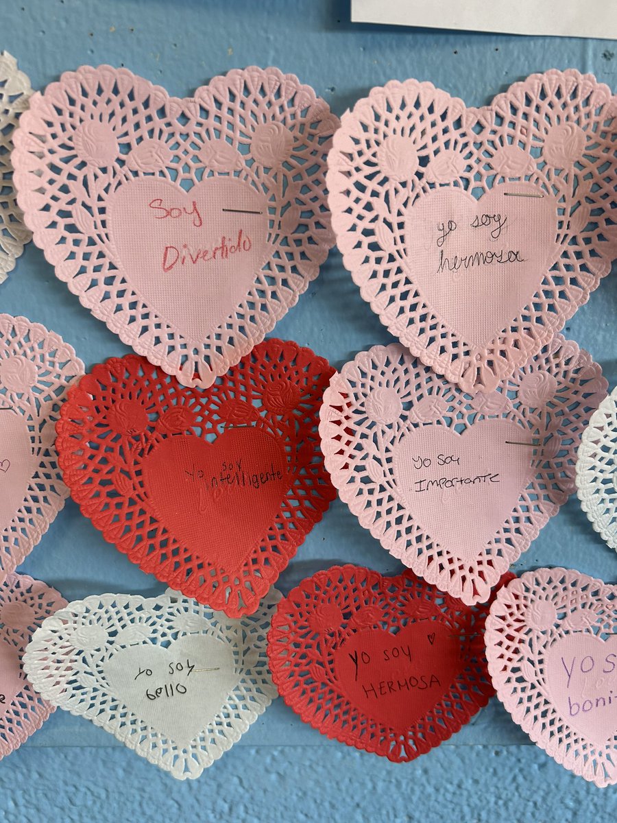 Loving the updated bulletin board for PS I Love You Day💜🤍