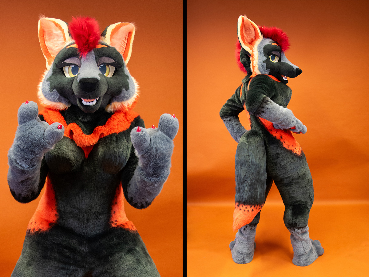 lemonbrat's tweet photo. You know what they say! No one rocks like a fox!! Kiva here embodies that punk attitude to a t! 🦊🎸 https://t.co/F1asBpOwoV