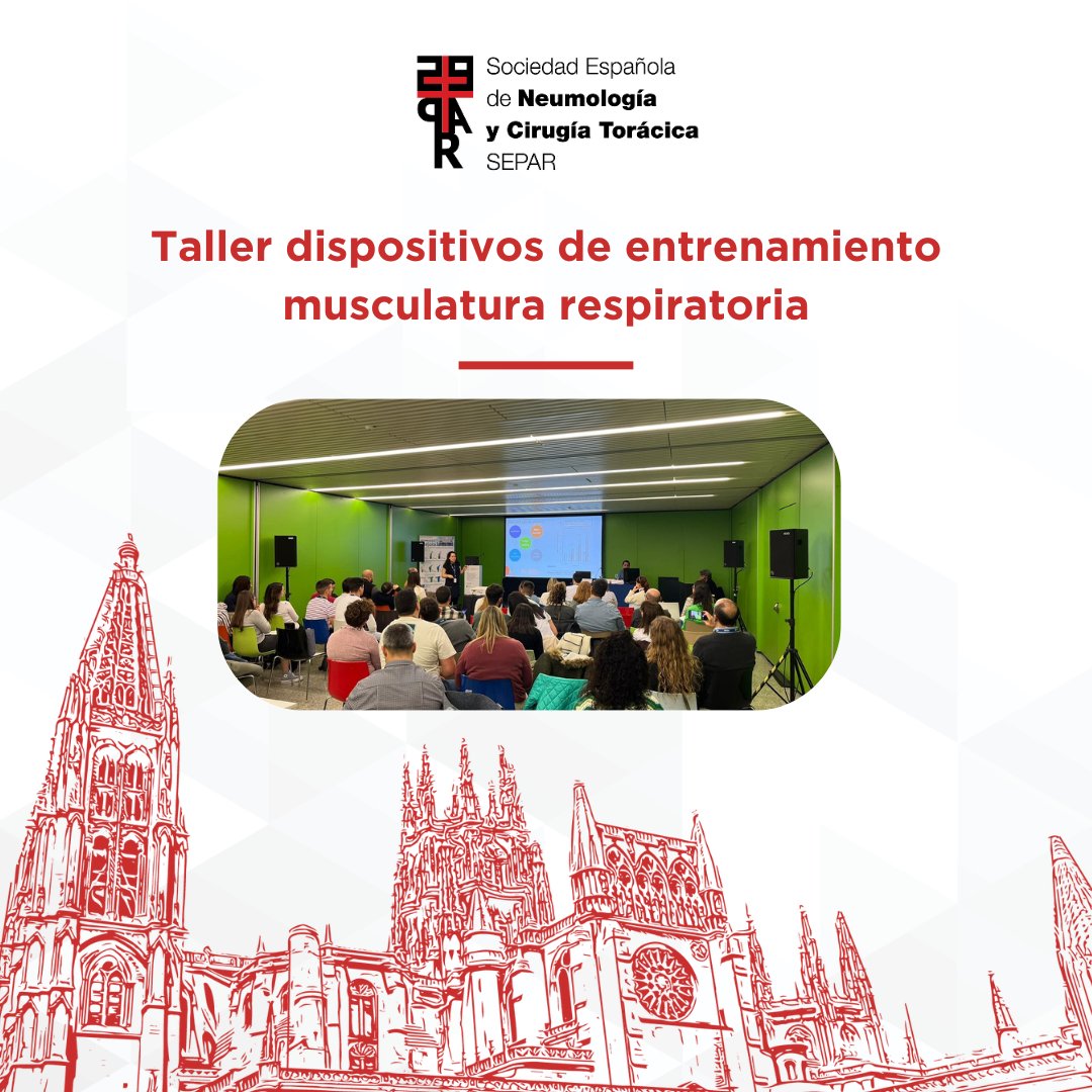 🏋️‍♂️💨 ¡Echa un vistazo a esta imagen del taller sobre dispositivos de entrenamiento de musculatura respiratoria que ha tenido lugar esta tarde!

#ReunióndeInvierno #SEPAR