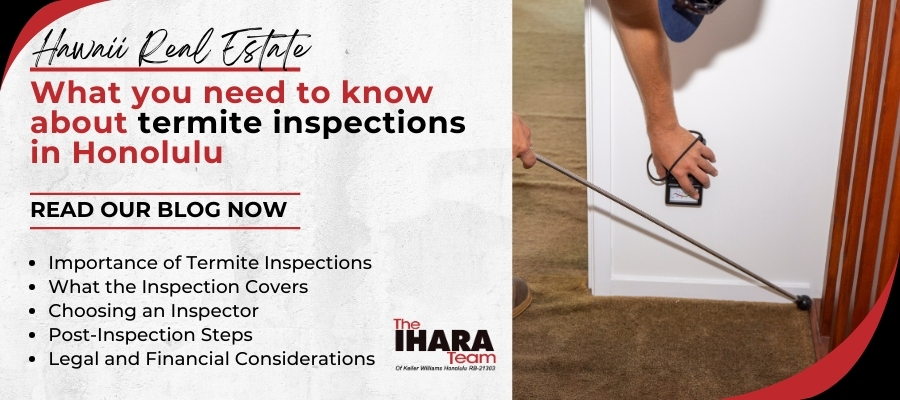 IharaTeam's tweet photo. Hawaii Real Estate: What you need to know about termite inspections in Honolulu
https://t.co/LLzzG28RFs https://t.co/J8IprCwdTh