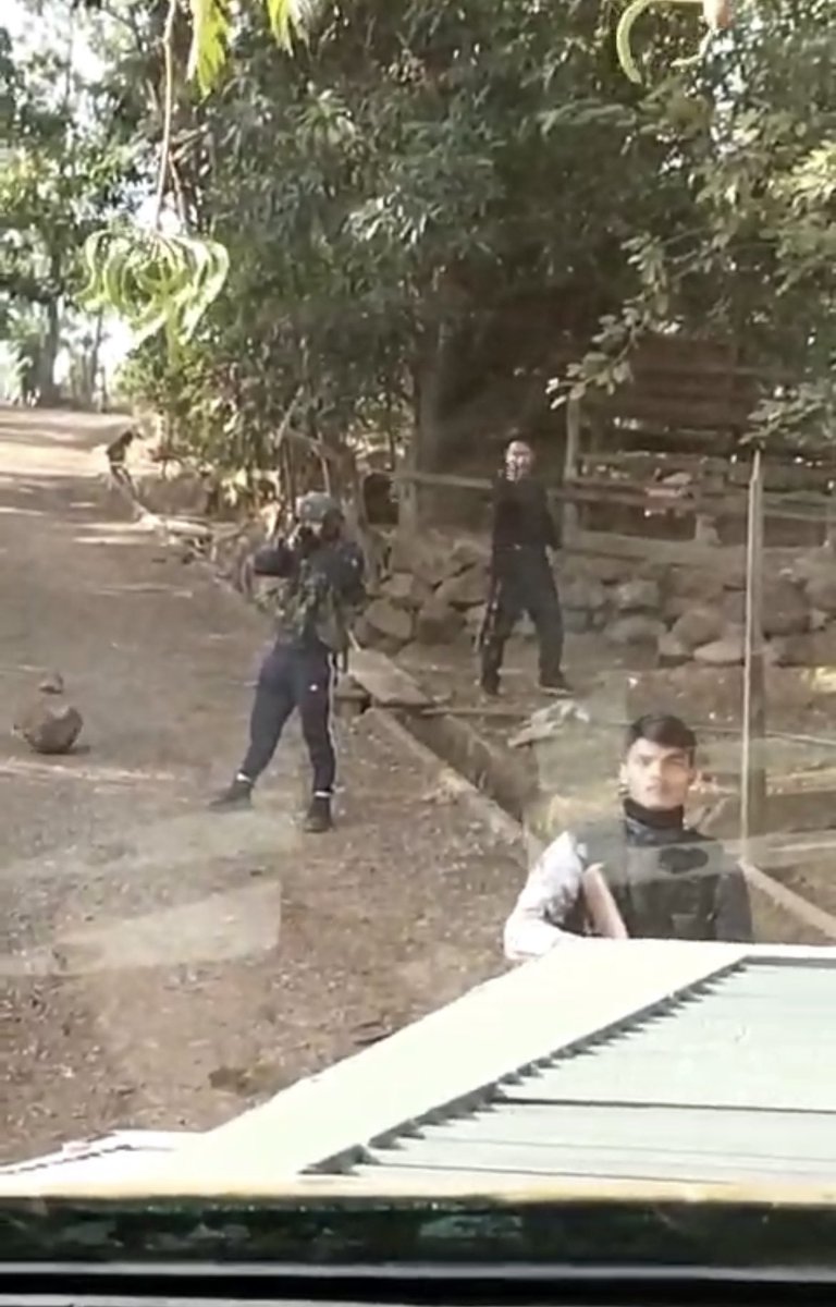 TheBlueHills49's tweet photo. Would any Indians tolerate any Terrorist threatening Indian paramilitary forces with guns, bombs and rocket launchers ?

This is what is happening in #Manipur ‼���

This #KukiTerrorist who have sneaked through the border and pretending to indigenous tribals /Adivasis  have reign terror in this part of India .

The rivers poisoned , the trees burnt , the people drug , the hills turn into opium-filled Poppy fields , sacred site desecrated and worst committing #GenocidalCrimes and have cleansed every single indigenous Meiteis from their homes in #KukiMilitants occupied parts of Manipur.

This #Terrorist needs to be arrested and send to prison for #CrimeAgainstHumanity 

‼️India should #AbrogateSoO and stop them giving a ‘free hand’ and target villagers, police and military forces ‼️ 

@narendramodi @AmitShah @PIBHomeAffairs @NBirenSingh @BJP4India 
@IndiaTodayNE @WasbirH @AbhijitChavda @PrinceArihan @SwarajyaMag @ndtvindia @RSSorg
