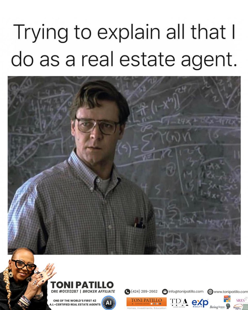 Navigating the maze of real estate like... 🤷‍♂️🏡

#RealEstateMaze #AgentLife #JackOfAllTrades #JourneyWithToni #BrokerAffiliate #RealEstateMeme #Humor #RealEstateHumor #JustForFun