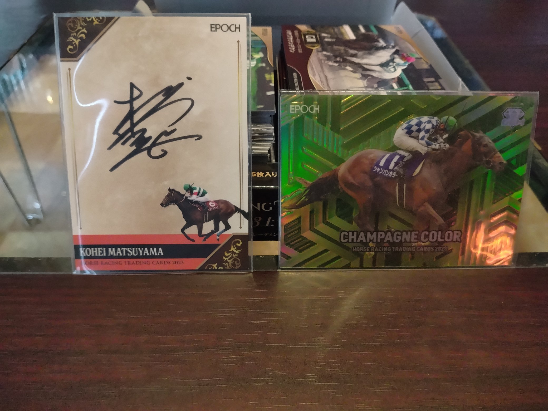 2023 EPOCH 上半期 松山弘平 直筆サイン カード ホースレーシング