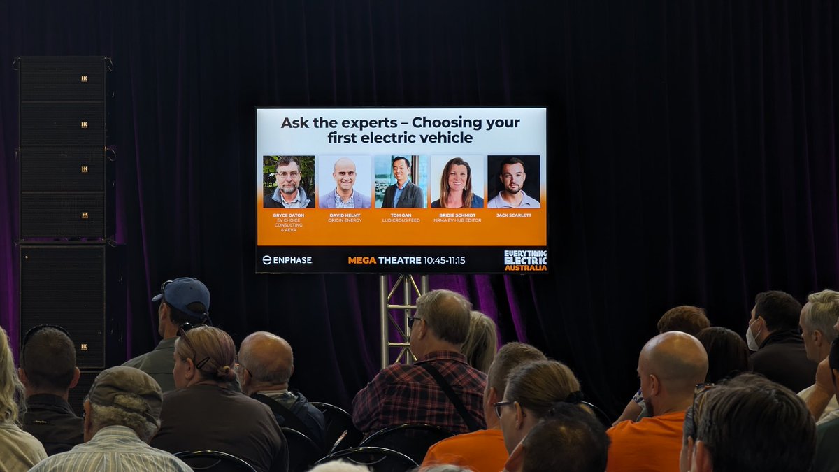 's tweet image. Great panel with @BridieEV and @LudicrousFeed @Everyth1ngElec on choosing your first EV. 

#ElectrifyEverything