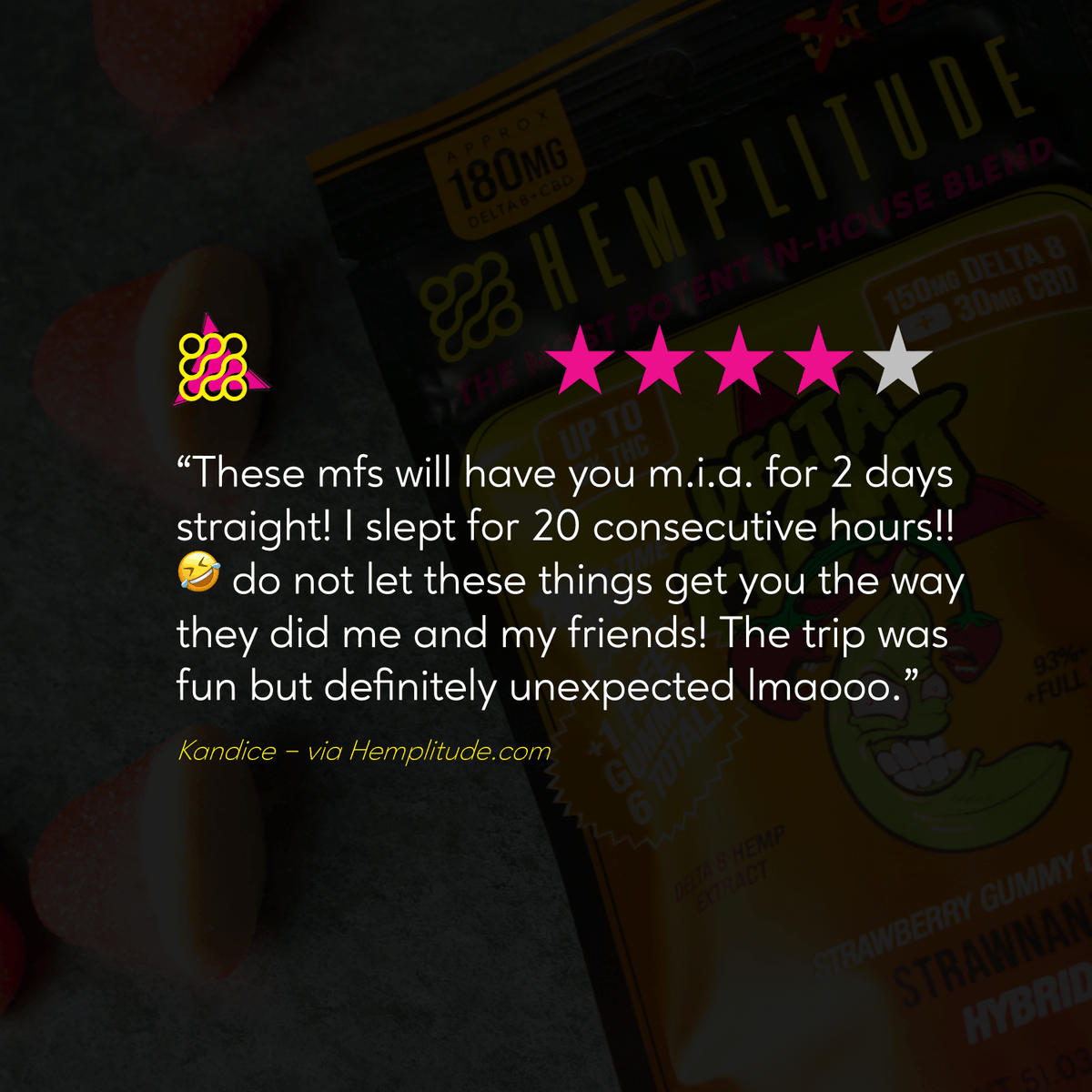 hemplitude's tweet photo. Ever had a trip so lit you went M.I.A. for the weekend? 🌿😴 This review's got us shook: 20 hours of dreamland courtesy of Hemplitude's magic. Highkey, it's not for the faint-hearted. #hemplitudereviews #hemplitude #deepchill #unexpectedjourneys https://t.co/tyK28EUBMX
