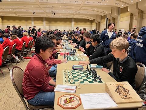Kings for a day! Raiders at state chess! #honortheraiders @BHSRaiders @bhsredzone @IHSA_IL