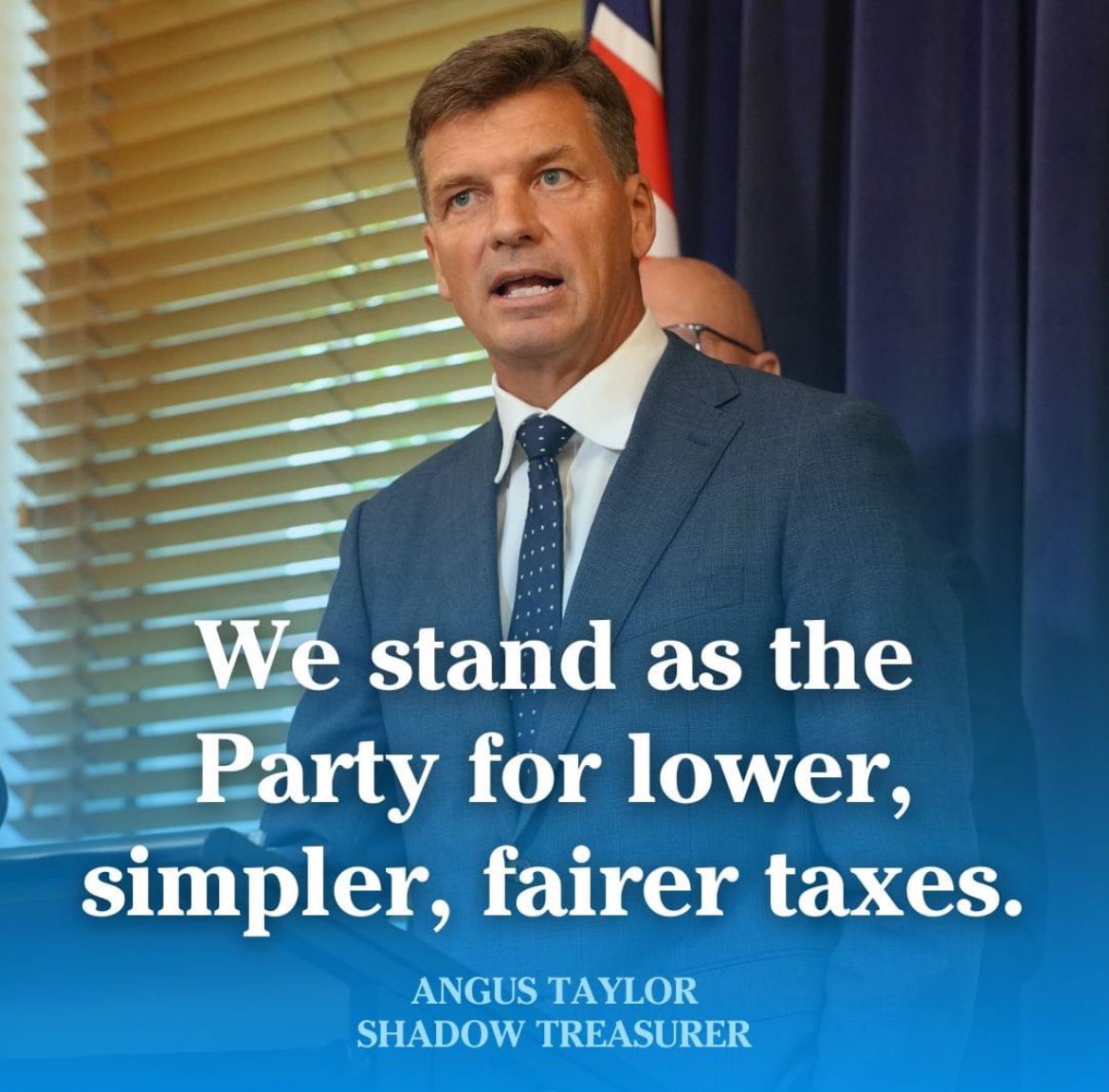 SenatorCash's tweet photo. The Liberals will deliver lower, simpler and fairer taxes so you can take home more of what you earn 💰

@AngusTaylorMP https://t.co/7ZVIbfOXoq