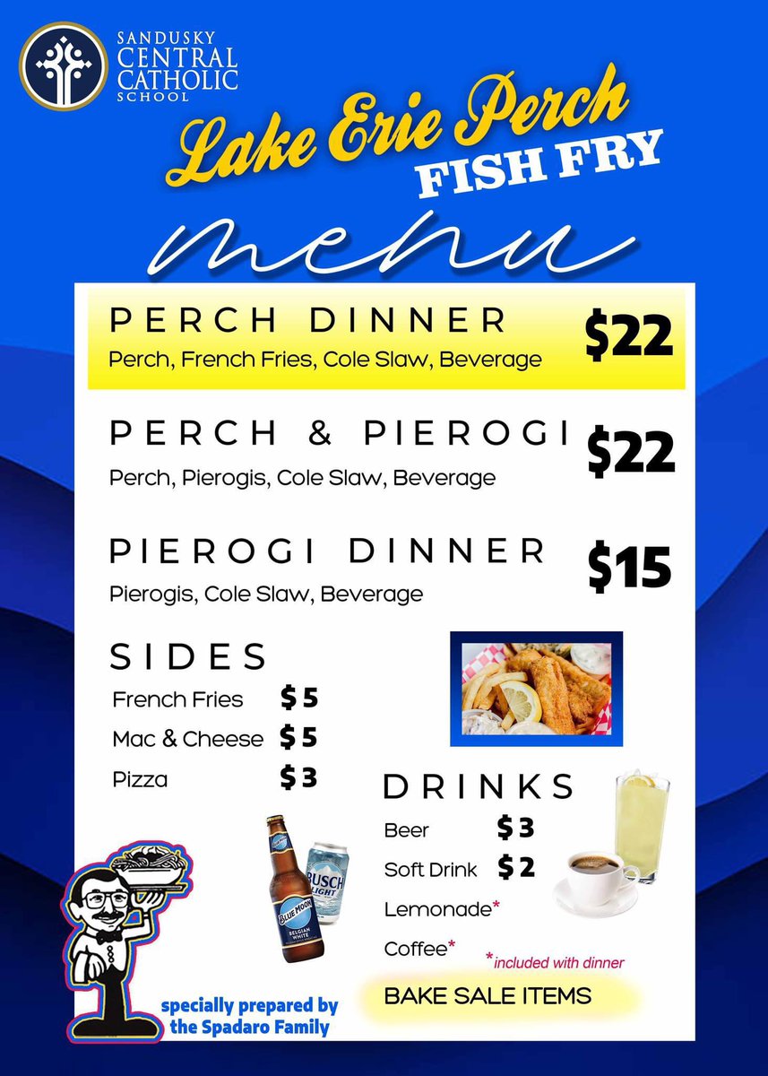 JessyLewis314's tweet photo. It’s almost Fish Fry time!!!  1 week from today…come get some Lake Erie perch😋 https://t.co/cQaN1tUp0k