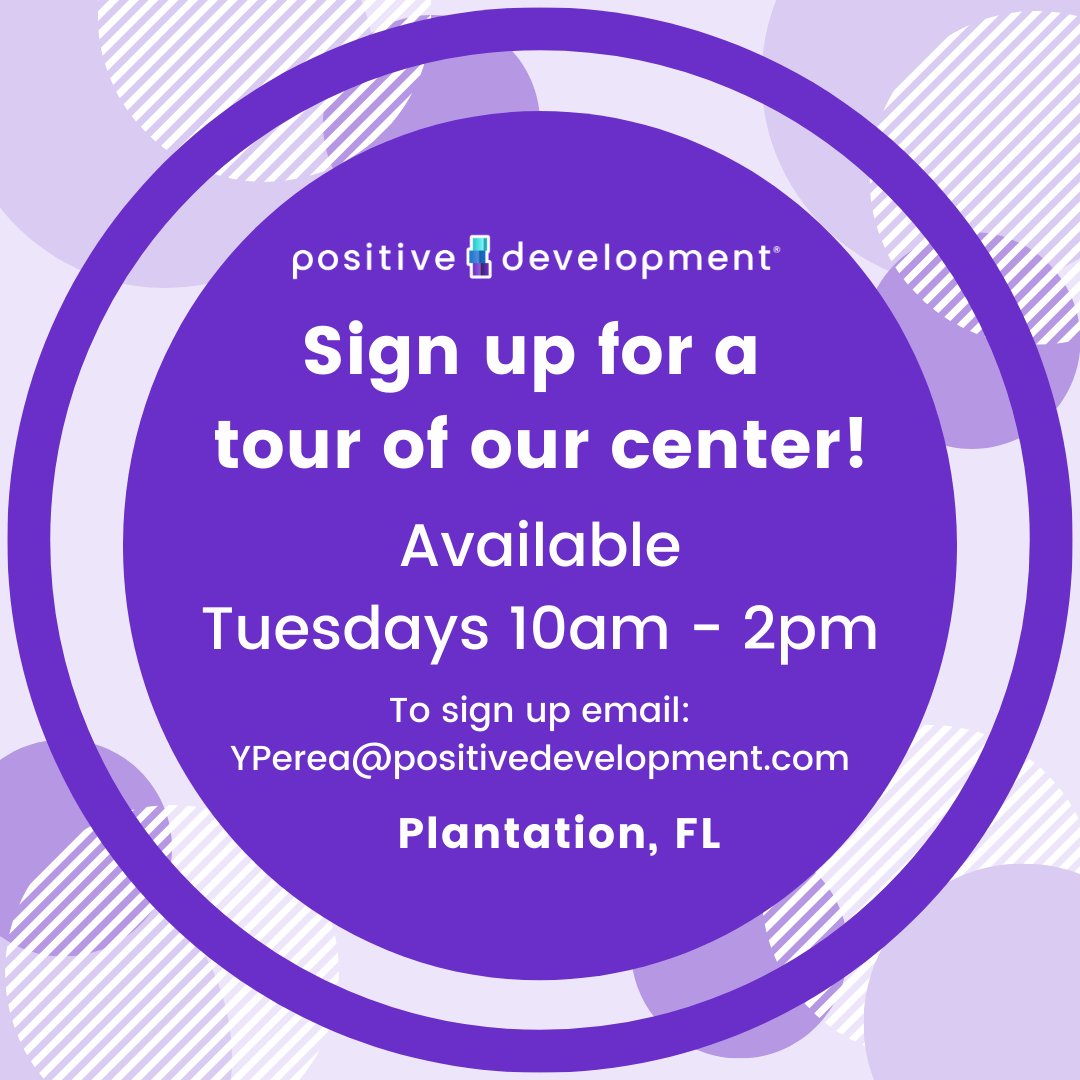PositiveDev's tweet image. 😌 Sensorimotor Rooms
💫 Large &amp;amp; Small Gyms w/ Swings
🍽️ Dining Room &amp;amp; Feeding Therapy Area
🧗 Rock Climbing Wall

Come see what our Plantation, Florida developmental care center is all about! 

⬇️ Details for signing up ⬇️ 

#ThePositiveWay #Autism #DevelopmentalCareEverywhere
