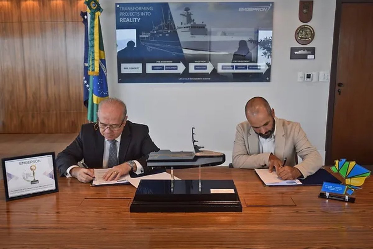 PucaraDefensa's tweet photo. Empresas: @EMGEPRON1 y #TideWise firmaron acuerdo para la construcción del #USV #Suppressor
@ABIMDE_ @DefesaGovBr #BIDS #rov #defensa #seguridad @marmilbr
https://t.co/oaP2uqyfBf https://t.co/7SfbD4CQkM