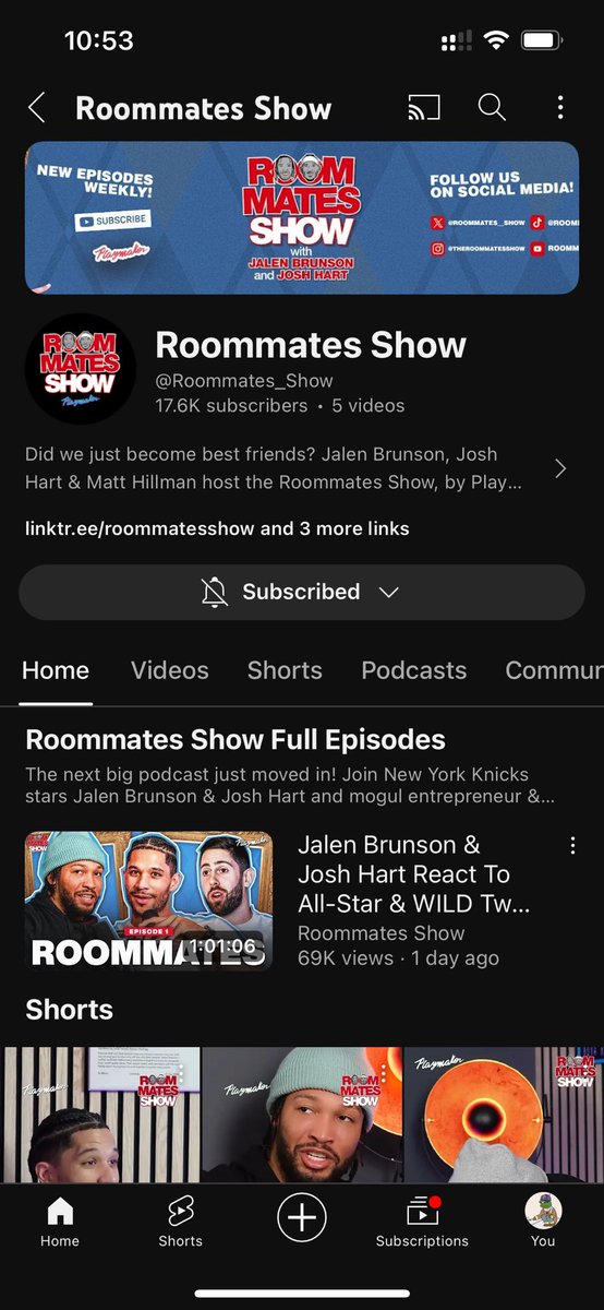 EGJRankine's tweet photo. @Roommates__Show @playmaker done https://t.co/ANrzHniRnU