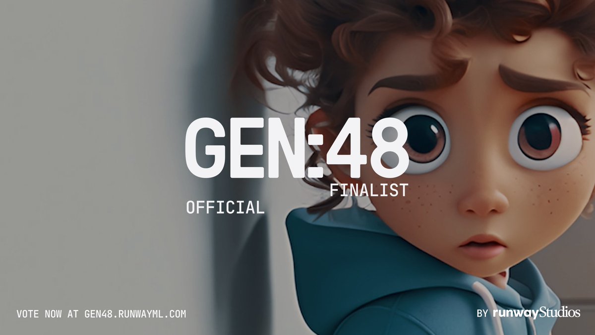 Our film is a Top 40 Finalist!! <a href="/runwayml/">Runway</a> <a href="/discord/">Discord</a> <a href="/epidemicsound/">Epidemic Sound</a> <a href="/GetSoundly/">Soundly</a> 
Got to use my favorite programs to make our #ArtificialInteligence film come to life.  This was so much fun. Please vote/share for "Far From Home"
🔥💯
gen48.runwayml.com/vote/far-from-…