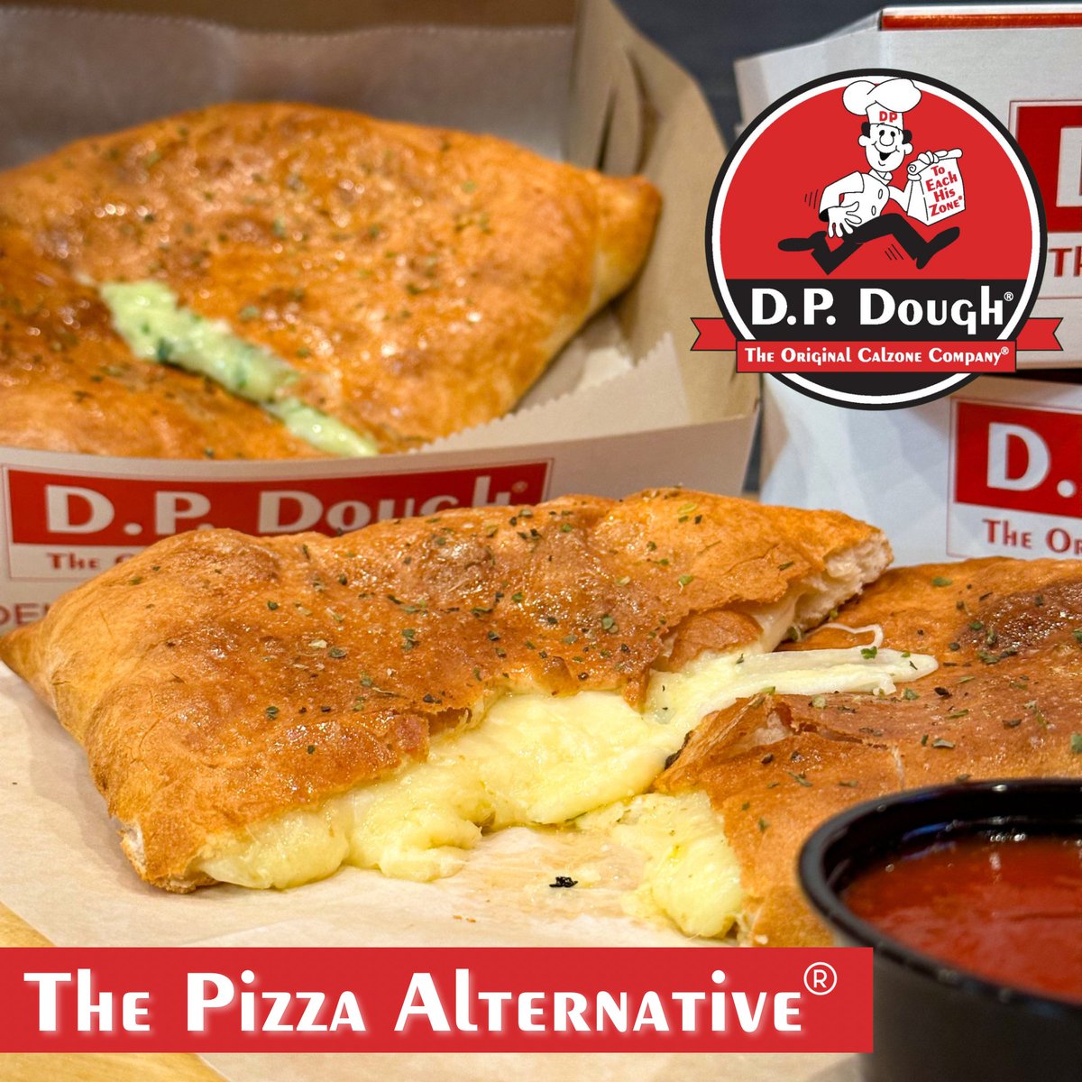 dpdough's tweet photo. @Chris_Grosse @CTvisit Or #ThePizzaAlternative.. 🤔 
😋
#DPdough ... The Original #Calzone Company 😮 https://t.co/ePRkEv9eNl
