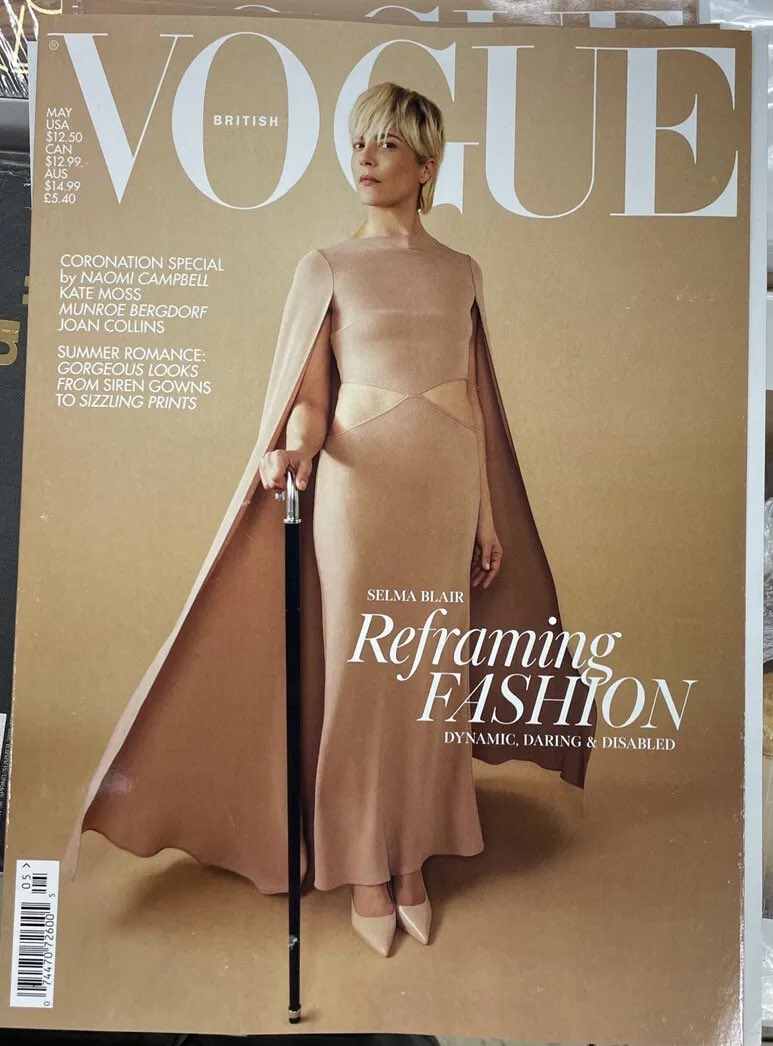 According to Selma Blair, I am a scourge unto the Republic. An interloper who should have stayed in the broken backwoods of the Muslim world where my dirty kind belong. She believes I should meet a terrible fate. This is who @BritishVogue wants you to believe is an icon.