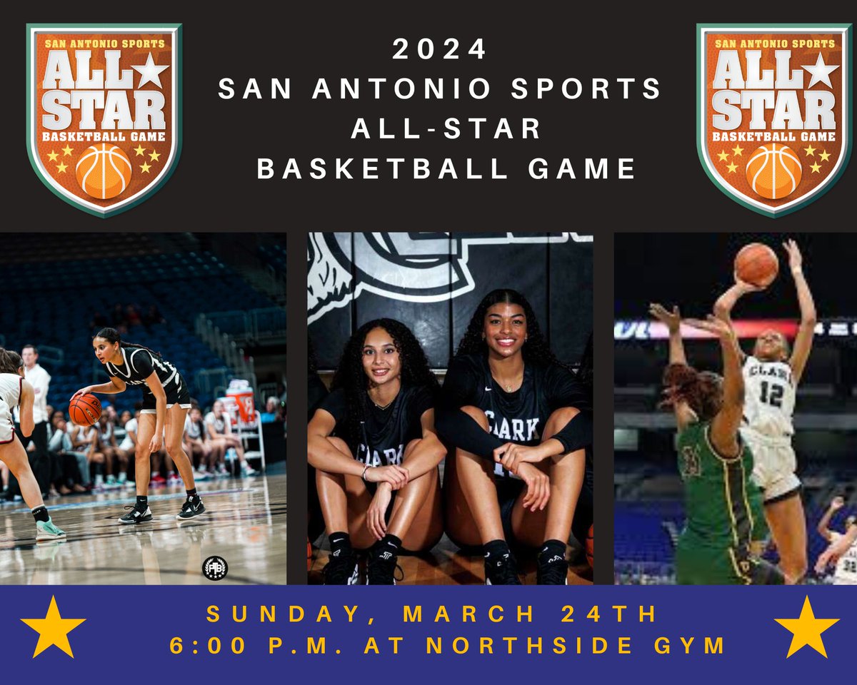 🏀🌟 Congratulations on the Well-Deserved Selection! 🌟🏀
A huge round of applause for Natalie Huff  and Arianna Roberson , for being selected to the play in the San Antonio All-Star Basketball Game this March 🎉🔥 <a href="/Natalie_Huff1/">Natalie Huff</a>  <a href="/aroberson2024/">Arianna Roberson</a>