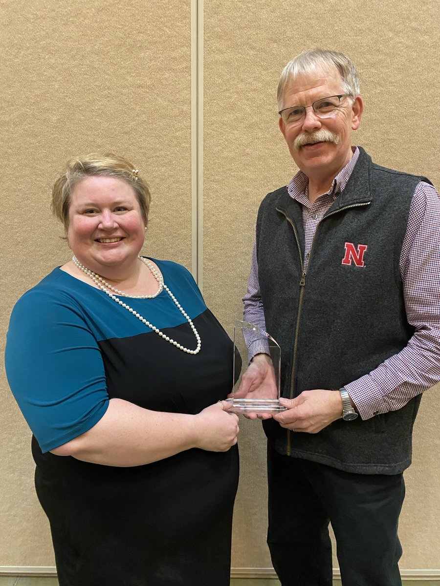 I was honored and humbled to receive this year’s Community Service Award presented by the West Point Chamber of Commerce. West Point and Cuming County is a great place to live and work.