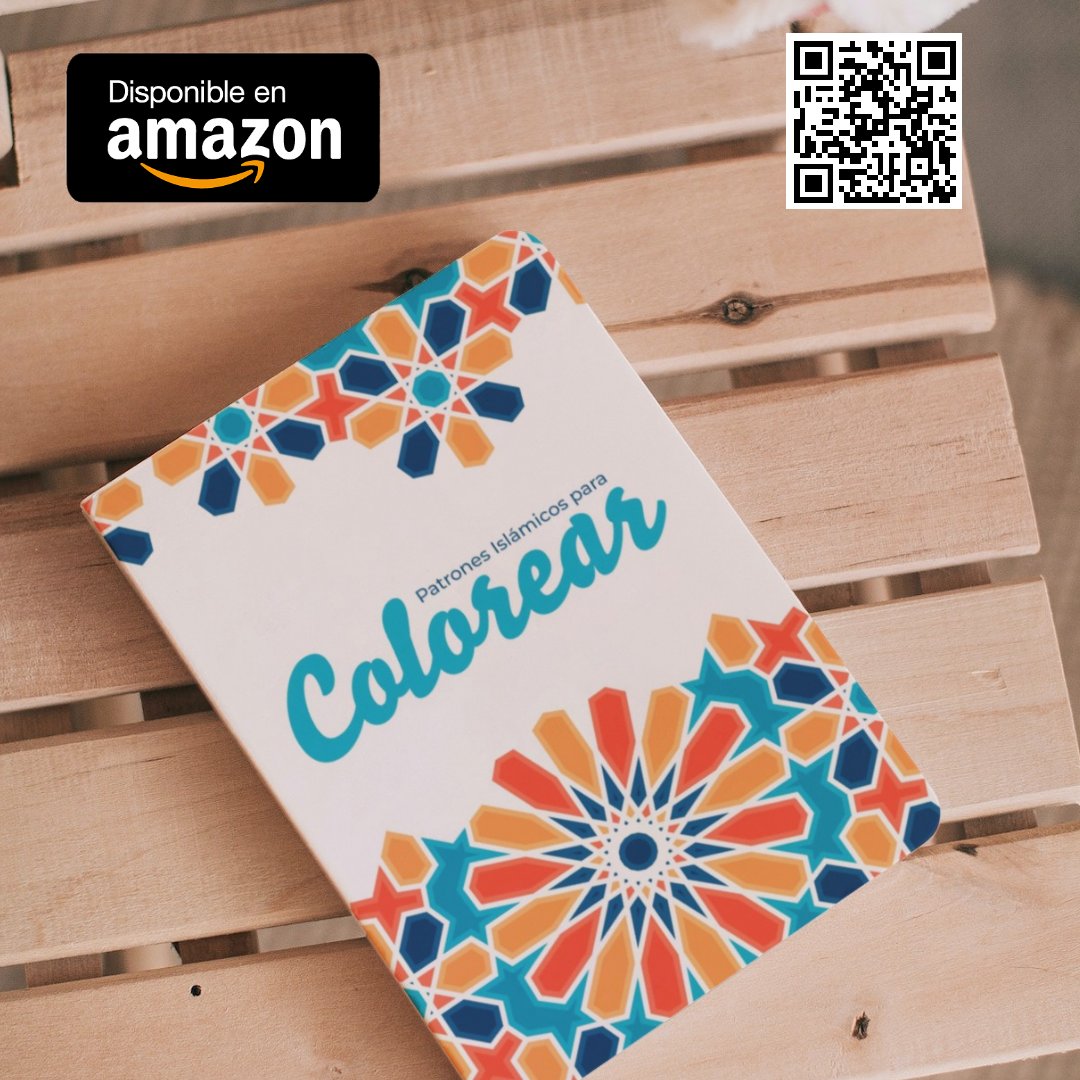 IslamenChile's tweet image. 📚: En este libro encontrarás 54 patrones Islámicos para colorear, con diferentes grados de complejidad y tamaño, incluye un breve e inspirador #hadiz. #islamicBooks #islamicpattern #amazonbooks a.co/d/5kwwoPY