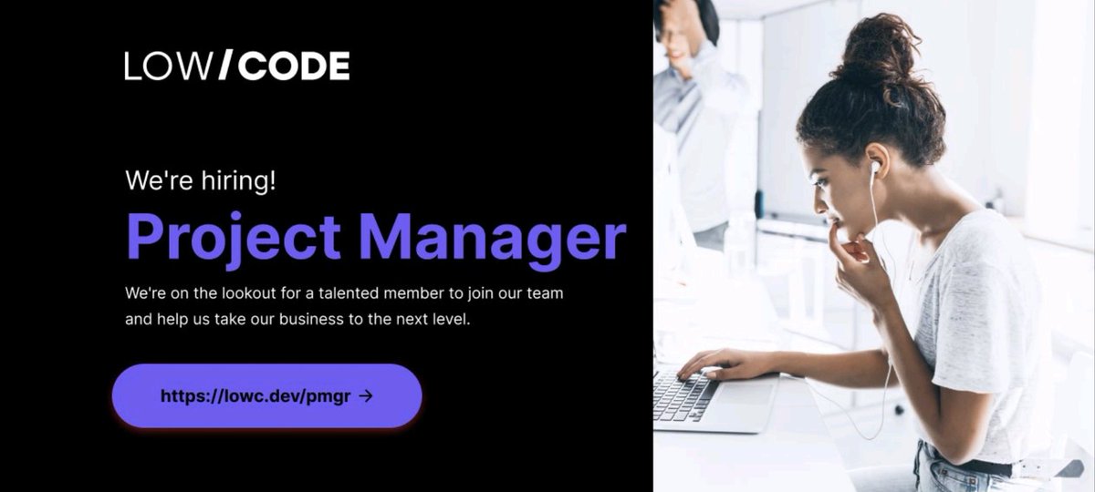 Come join the best #nocode agency!
We're hiring a Project Manager (our 3rd one)!
#projectmanagerjobs