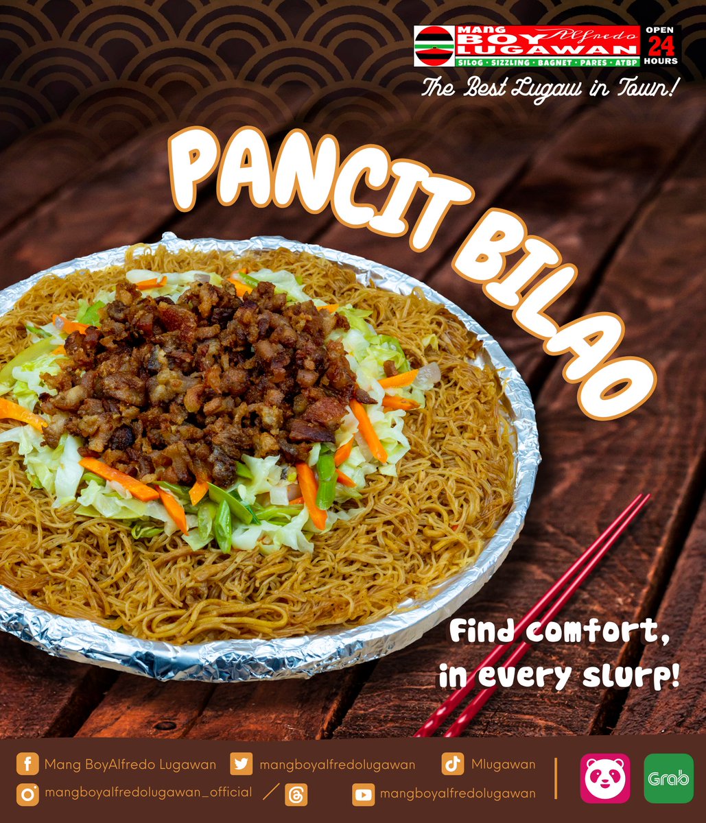 MLugawan's tweet photo. Make happy memories over a steaming bowl of pancit. Happy Chinese New Year!
#chinesenewyear2024

Available on Grab Food and Food Panda Delivery!

Visit our website at https://t.co/1jP5ZaGVSY https://t.co/ryJEIkISpB
