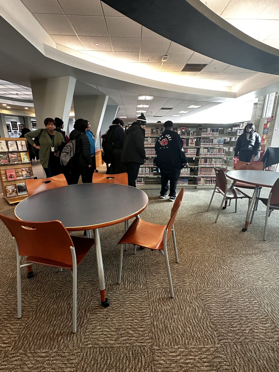Today, our WISE students took a trip to the <a href="/GreenburghLib/">Greenburgh Library</a> 

Library cards were handed out, a tour was given, research was conduct, and a puzzle was completed! #missionaccomplished 
#wiseatwoodlands 

<a href="/GreenburghCSD/">Greenburgh Central School District</a> 
<a href="/GreenburghWMHS/">Woodlands Middle High School</a>