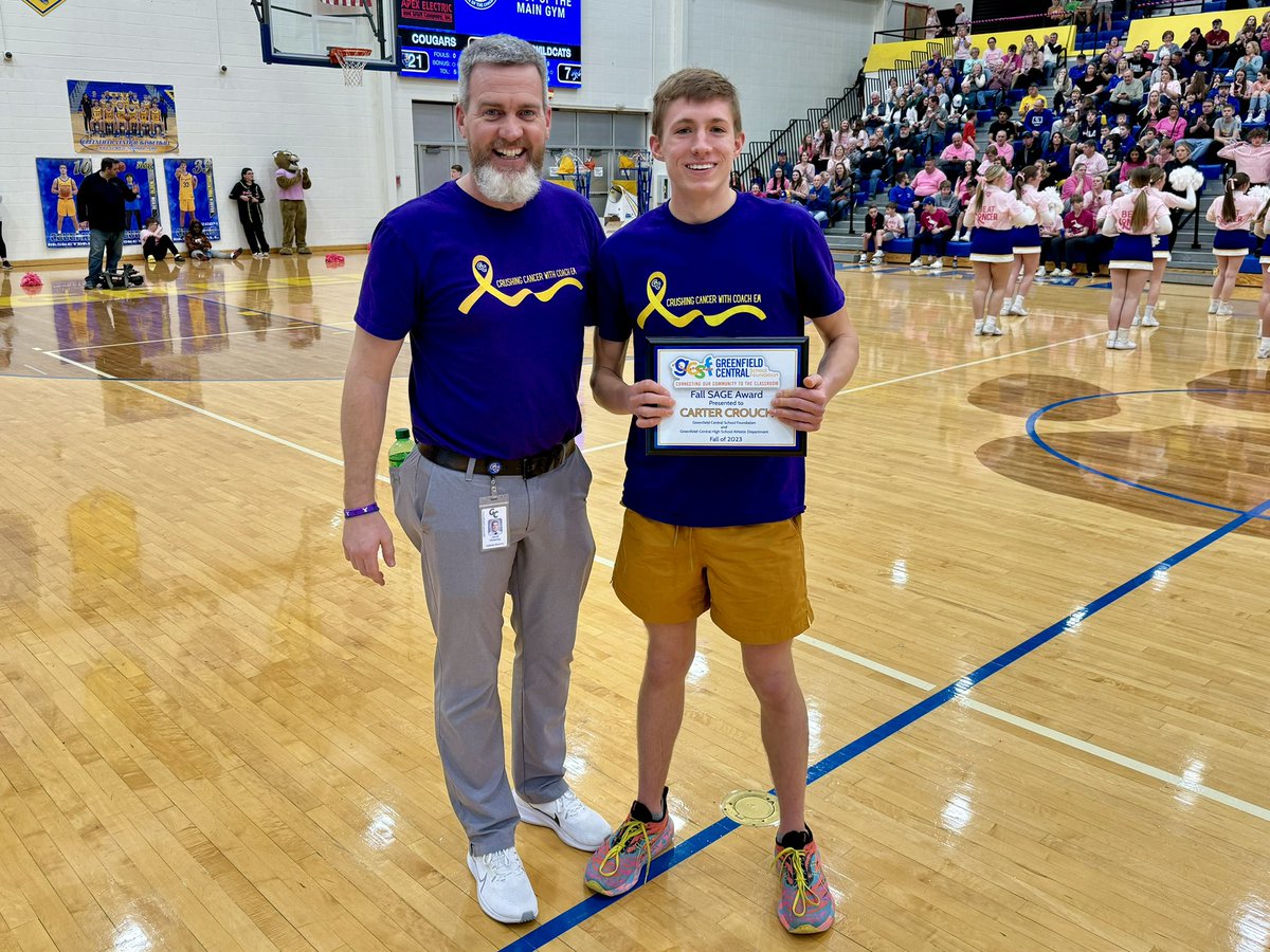 Congratulations to our Fall Sports SAGE (Set A Good Example) Award Winner - Carter Crouch!! 

<a href="/GC_Running/">GC CC & T&F</a>