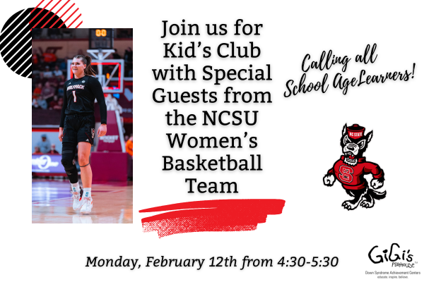 gigisraleigh's tweet photo. π Join us at Kids Club for a special event featuring the NC State Women's Basketball Team! ππ§π½ Monday at 4:30pm... Don't miss out! Register now with the link in our bio. See you there! π #GiGisPlayhouse #purposefulprograms #KidsClub #NCStateBasketball π https://t.co/HJRayav22H
