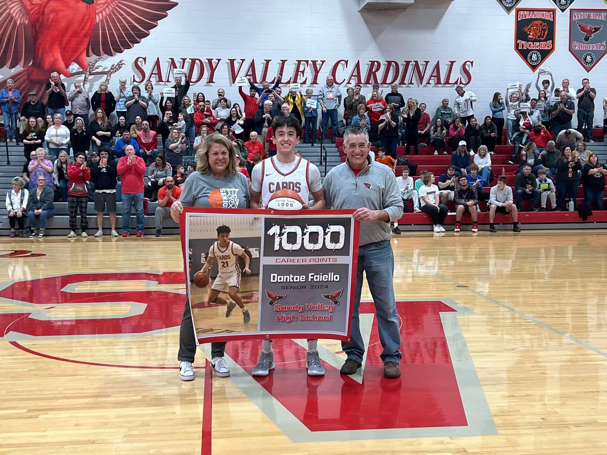 Congratulations to <a href="/SV_Cards/">Sandy Valley AD</a> SR <a href="/Taefilo1414/">Dantae Faiello</a> on surpassing 1000 career points at tonight’s game. 
<a href="/EastDistrictAB/">East District (EDAB)</a> <a href="/inter_valley/">InterValleyConference</a> <a href="/IvcFan/">IVCFan</a> <a href="/SVcardinalcrazy/">Cardinal Crazies</a>
