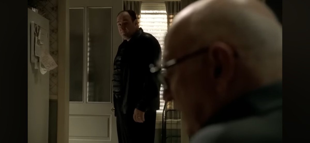lukecoburn's tweet photo. Another Trump vs Biden election kinda feels like Tony vs Junior Soprano. 

This week was the scene where Tony realizes that Junior is mentally gone. https://t.co/ecnpTKE8b1