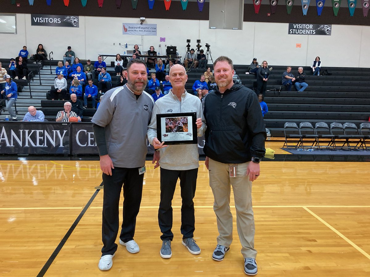 Jaguars AD (@jaguars_ad) on Twitter photo Congrats to Girls BB Head Coach Scott DeJong on 40 years of coaching (30 in Ankeny) this season! Thank you for your continued leadership! Not done yet! š
<a href="/JagGirlsHoops/">Ankeny Centennial Girls Basketball</a> <a href="/ACHSGBBALL/">Ankeny Centennial Girls Basketball</a> <a href="/IGHSAU/">IGHSAU</a> @JB1UNI <a href="/AnkenyFanatic/">ANKENY FANATIC</a> <a href="/JagsDigital/">Centennial Digital</a> #iahsbkb Congrats to Girls BB Head Coach Scott DeJong on 40 years of coaching (30 in Ankeny) this season! Thank you for your continued leadership! Not done yet! š
<a href="/JagGirlsHoops/">Ankeny Centennial Girls Basketball</a> <a href="/ACHSGBBALL/">Ankeny Centennial Girls Basketball</a> <a href="/IGHSAU/">IGHSAU</a> @JB1UNI <a href="/AnkenyFanatic/">ANKENY FANATIC</a> <a href="/JagsDigital/">Centennial Digital</a> #iahsbkb