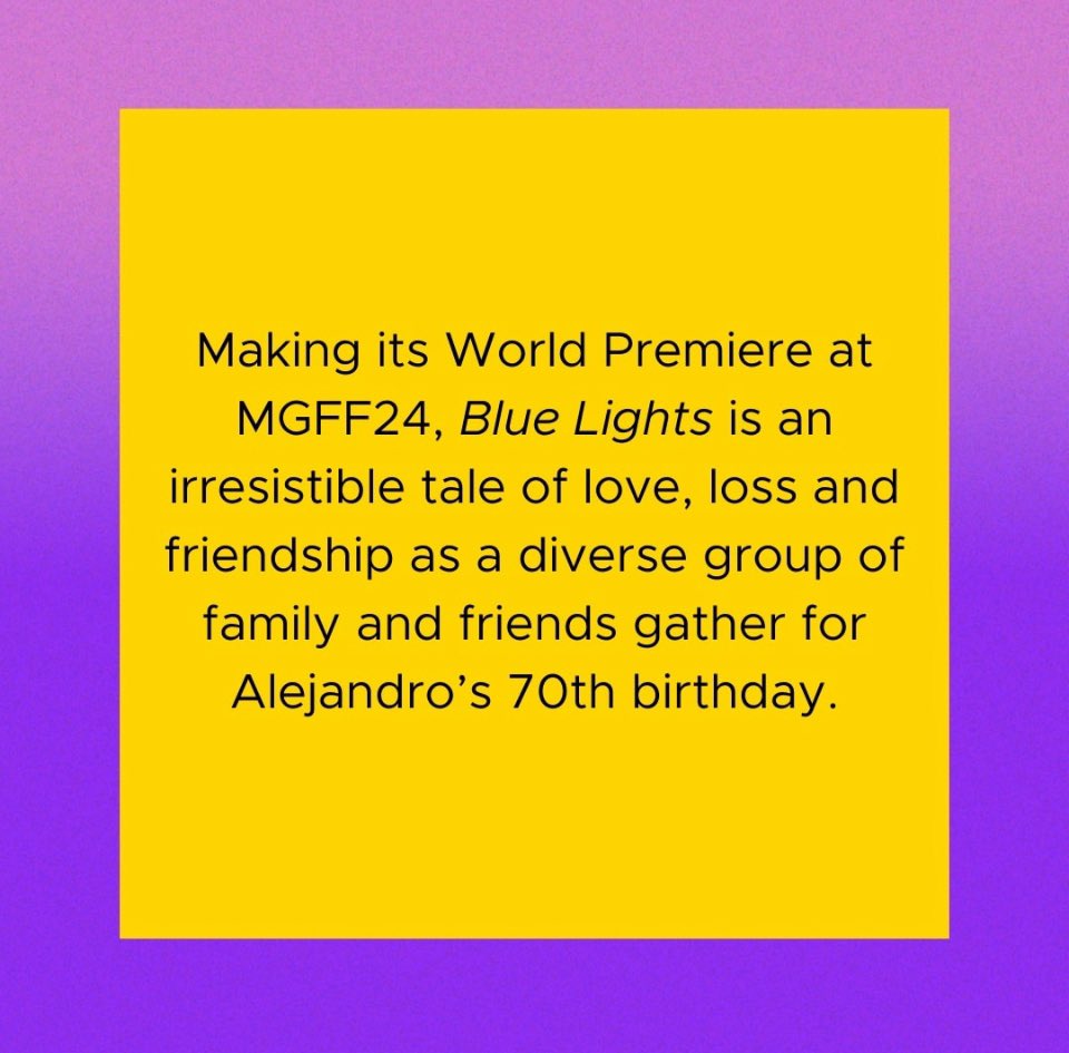 Estreno mundial de “Luces azules” en el 31º <a href="/Qscreen/">Queer Screen (Mardi Gras Film Festival)</a> Mardi Gras Film Festival de Sidney, Australia, que comienza el 15 de febrero, donde además compite en la sección oficial.

Dirige <a href="/LucasSantaAnaOK/">Lucas Santa Ana</a> 

Produce <a href="/SOMBRACINE/">Sombracine</a> con el apoyo del <a href="/INCAA_Argentina/">INCAA</a> 

Guión de mi autoría 💋