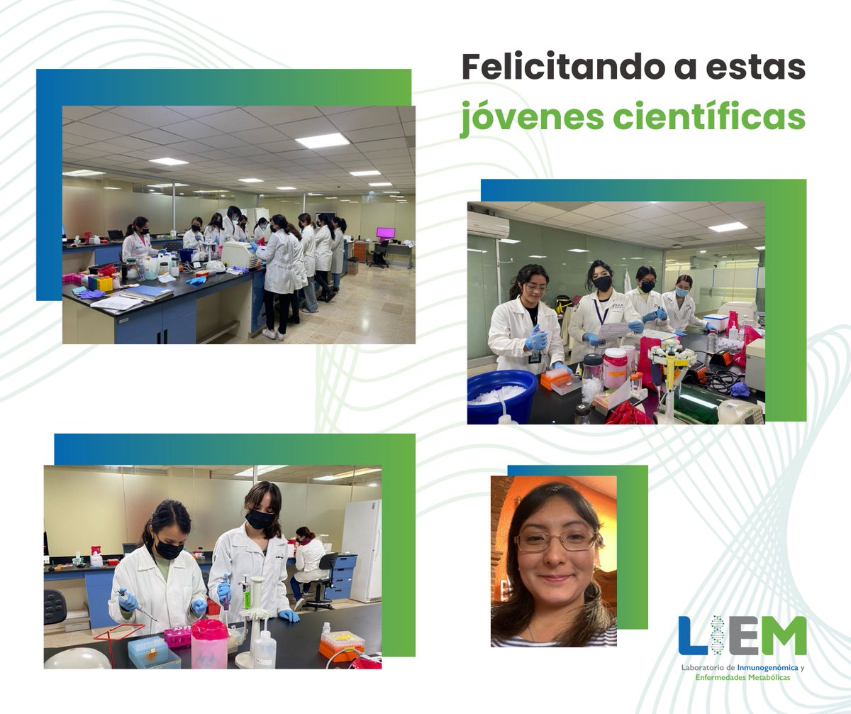 En el LIEM, las científicas jóvenes desempeñan un papel fundamental en las contribuciones al avance de la ciencia.
<a href="/contreras_ceci0/">Cecilia Contreras</a>
<a href="/Angelic55963264/">Angelica Martinez</a>
<a href="/FcoBarajasOlmos/">Francisco Barajas</a>
<a href="/CentenoFederico/">Federico Centeno</a>
<a href="/monseivonne_mr/">Monse Ivonne</a>
<a href="/joravibe7/">Villafan Bernal JR</a>
<a href="/HumbertoGarcaO3/">Humberto García Ortiz</a>
<a href="/OrozcoLorenaS/">Lorena Orozco</a>
<a href="/divulgasalud_mx/">Divulga Ciencia y Salud México</a>
<a href="/Tirrykukamonga/">Israel Guerrero </a>