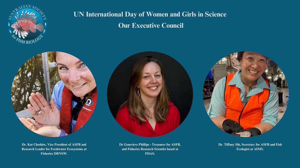 On the UN International Day for Women and Girls in Science, ASFB highlights the trailblazing women on our Executive Council: Dr. Kat Cheshire, Dr. Genevieve Phillips, and Dr. Tiffany Sih. Hear from them about their journey via the link below! asfb.org.au/asfb-blog/un-i…