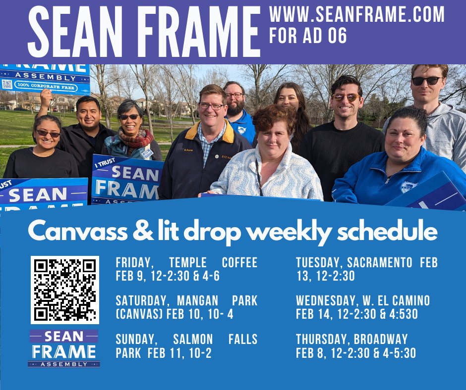 FrameForCA's tweet photo. Join us and spread the world about our 100% corporate free campaign for assembly district 6!
Visit https://t.co/iW1uwpjMCE to learn more, get a yard sign, or volunteer.

#916 #norcal #sac #sacramento #cad6 #vote #saclocal #saclife #votelocal https://t.co/TNB6pZw9Gn