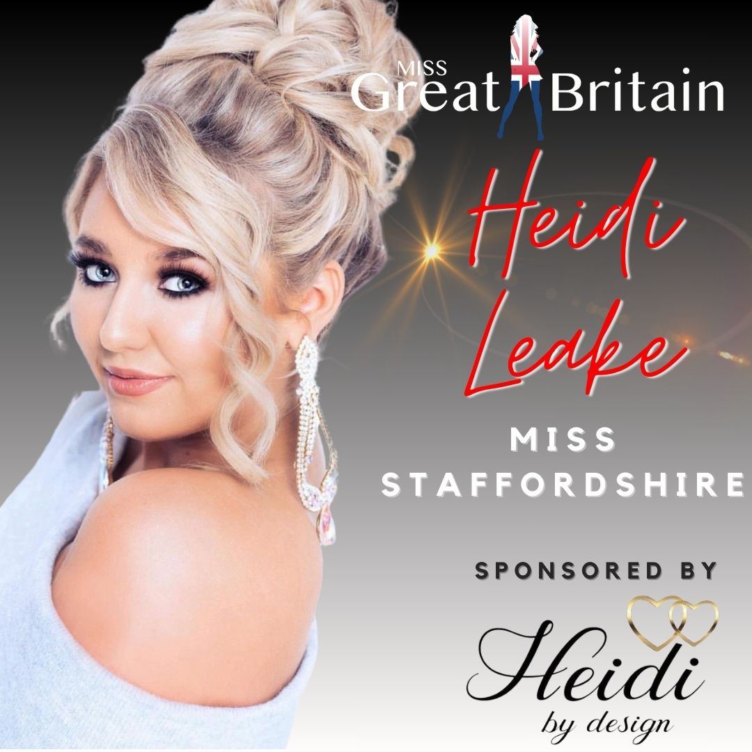 👑 Exciting News! Meet our first finalist for Miss Great Britain 2024, the fabulous Heidi Leake - Miss Staffordshire 2024! 🌟 Huge thank you to her sponsor - Heidi by design For more details or to apply for Miss Great Britain 2024, visit missgreatbritainofficial.co.uk 🇬🇧…
